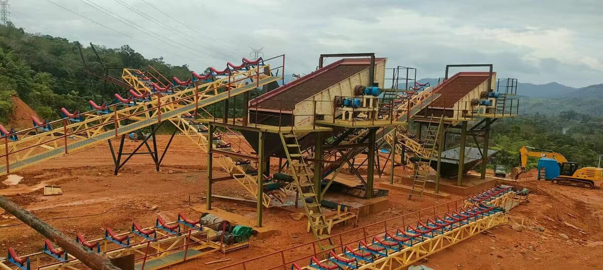 400TPH Granite Crushing Plant in Indonesian case
