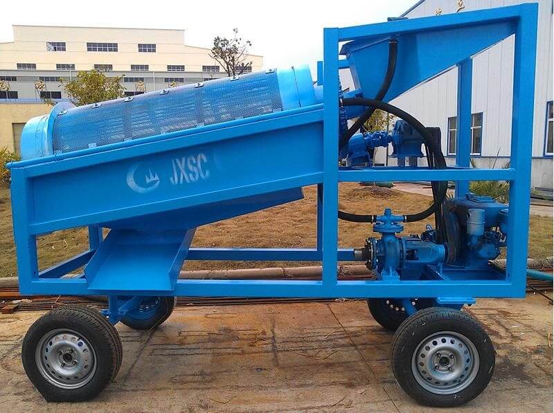 mobile gold washing plant