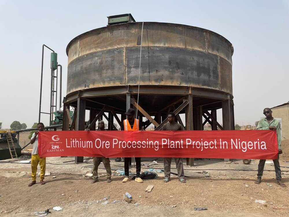 120TPD Lithium Processing Plant in Nigeria