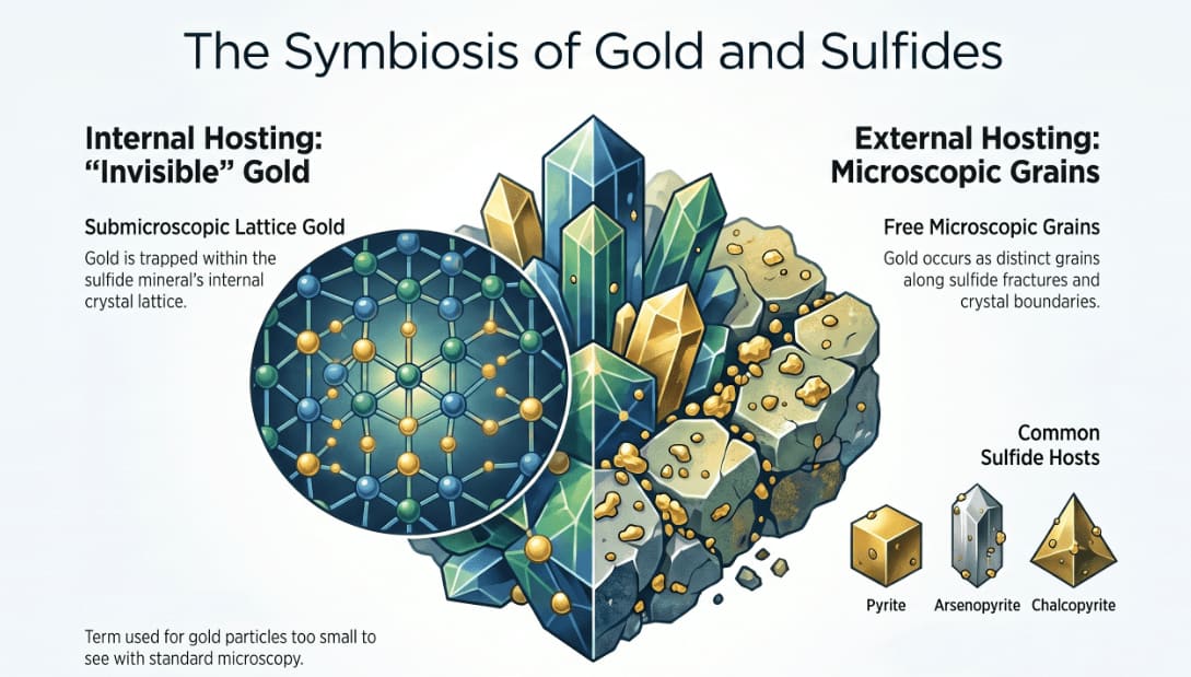 Gold and Sulfides