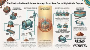 Chalcocite Beneficiation Process